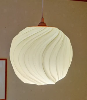 Abat-jour en spirale pour lamp