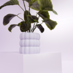 Jardinière en forme de bulles