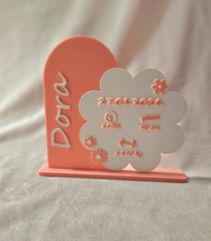 Plaque décorative en impression 3D