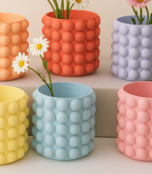 Vase Bubble Design 3D