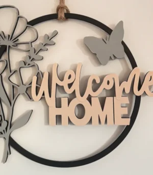 Bienvenue chez vous, sonnette décorative