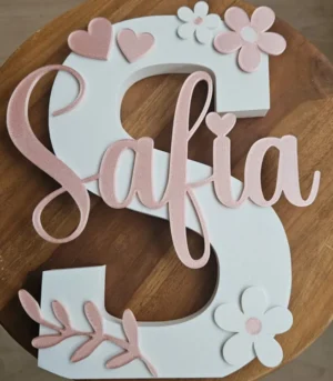 Initiale S et prénom Safia / Sofia / Sophia