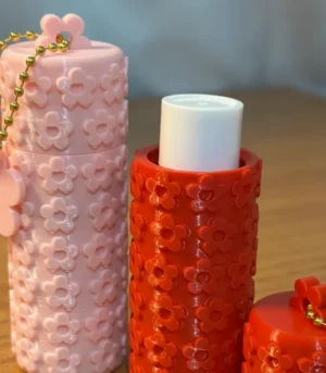 Porte-rouge à lèvres baume Petites fleurs fête des mères
