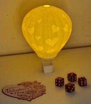 Veilleuse montgolfière 3D